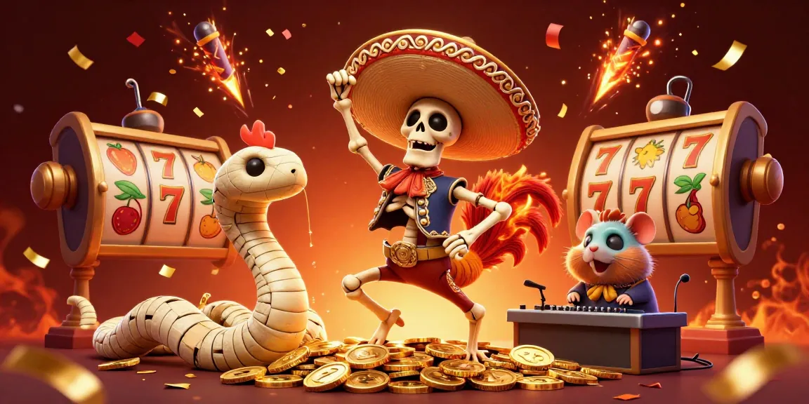Click here to join the festive slot celebration featuring a mariachi rooster and vibrant golden coins.