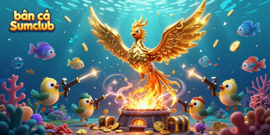 Bắn cá Sumclub immerses players in thrilling underwater adventures with vibrant sea creatures and dynamic gameplay.